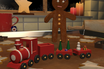 3D Weihnachten